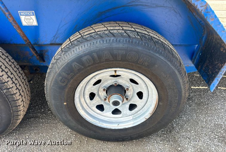 image for item EG0918 2020 Deep South Texas tilt deck equipment trailer