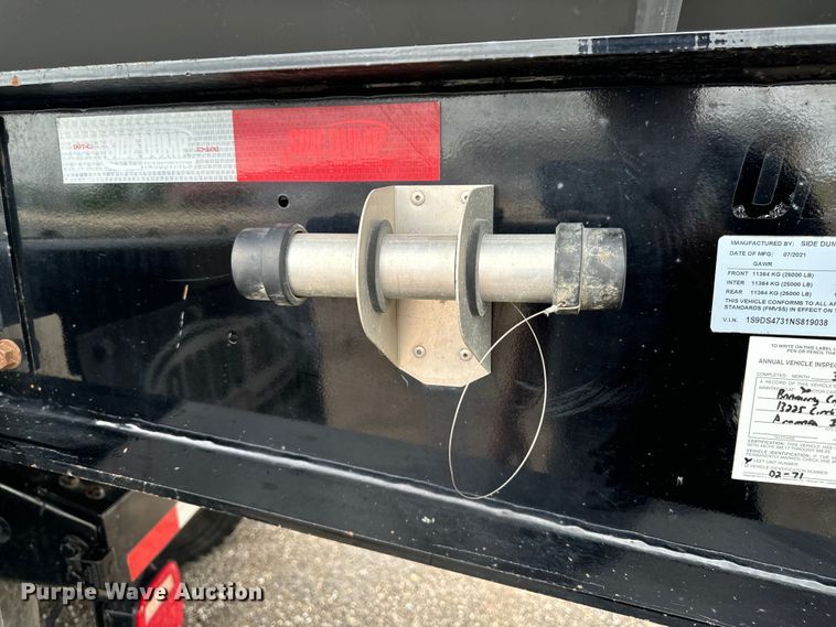 image for item EH4364 2022 Side Dump Industries DS47CAR3R2T11 side dump trailer