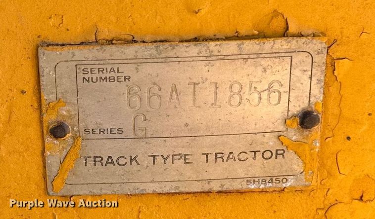image for item EH4366 1973 Caterpillar D9G dozer