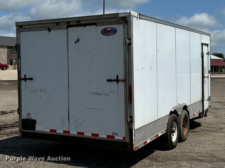image for item EH4367 2012 Duramax DWF8520TA enclosed cargo trailer