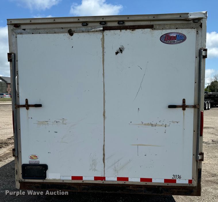 image for item EH4367 2012 Duramax DWF8520TA enclosed cargo trailer