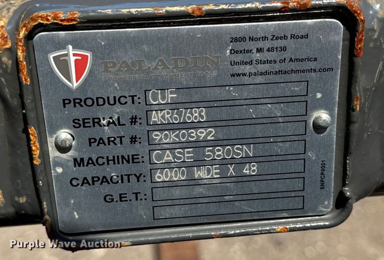 image for item EH4370 2013 Case  590 Super N backhoe