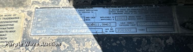 image for item EH4373 2003 Mack CH613 semi truck