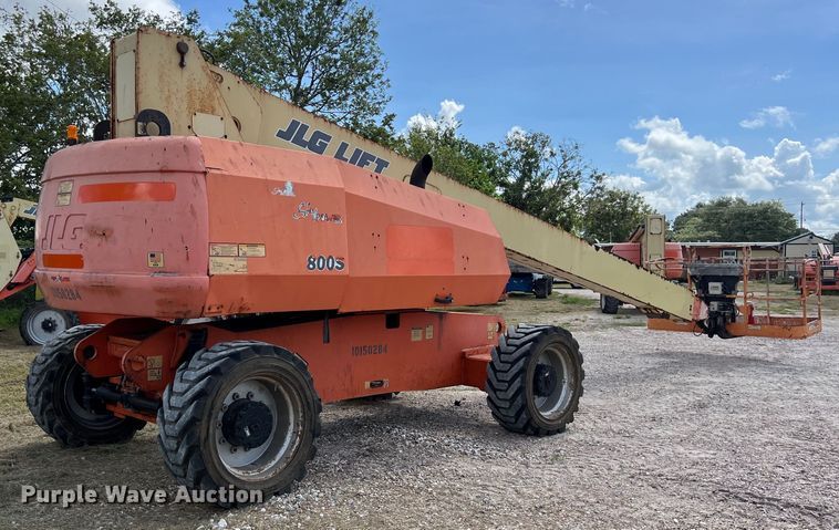 image for item EJ2858 2013 JLG 800S boom lift