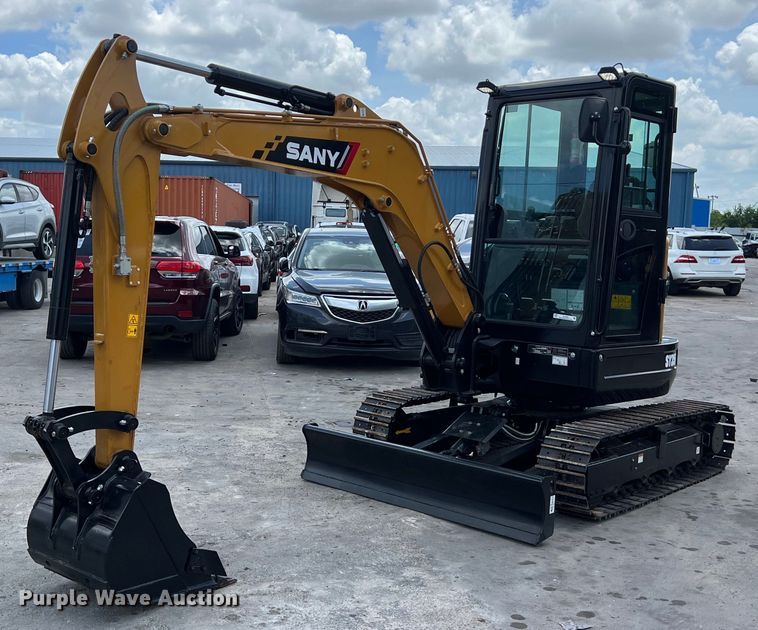 image for item EJ2859 2024 Sany SY35U mini excavator