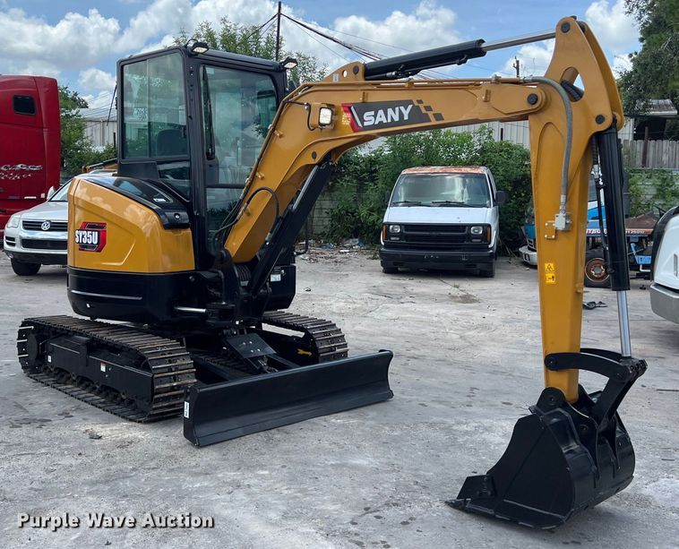image for item EJ2859 2024 Sany SY35U mini excavator