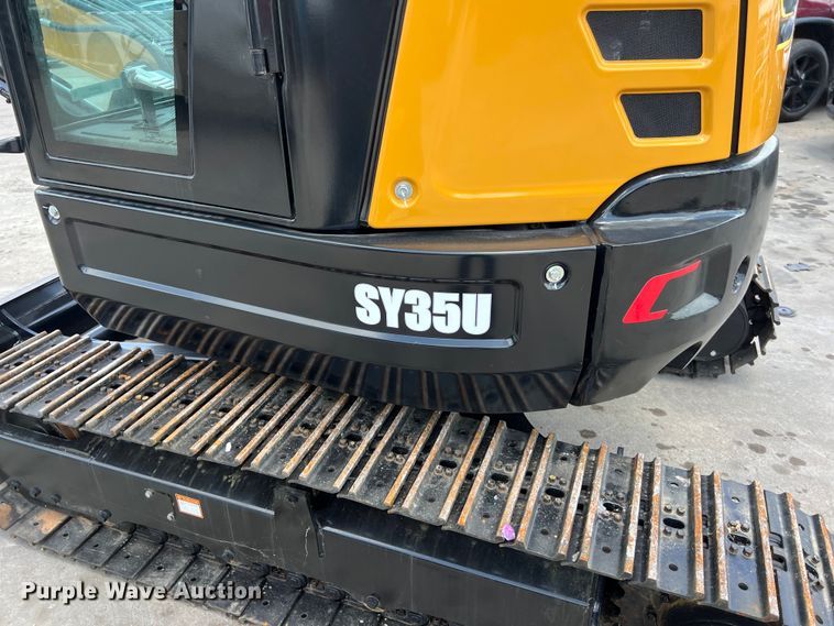 image for item EJ2859 2024 Sany SY35U mini excavator