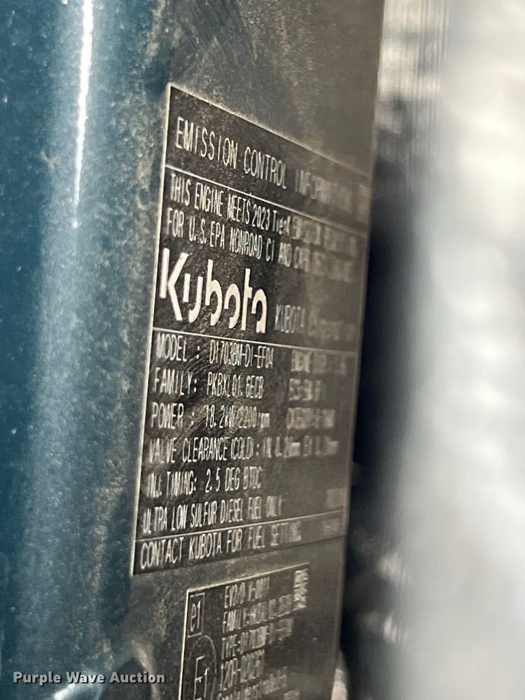 image for item EJ2859 2024 Sany SY35U mini excavator