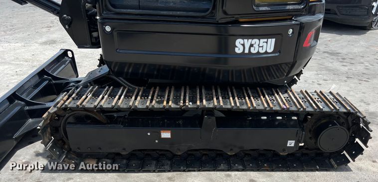 image for item EJ2859 2024 Sany SY35U mini excavator