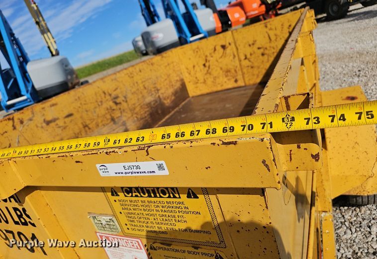 image for item EJ5730 2017 Regi 6/10DT dump trailer