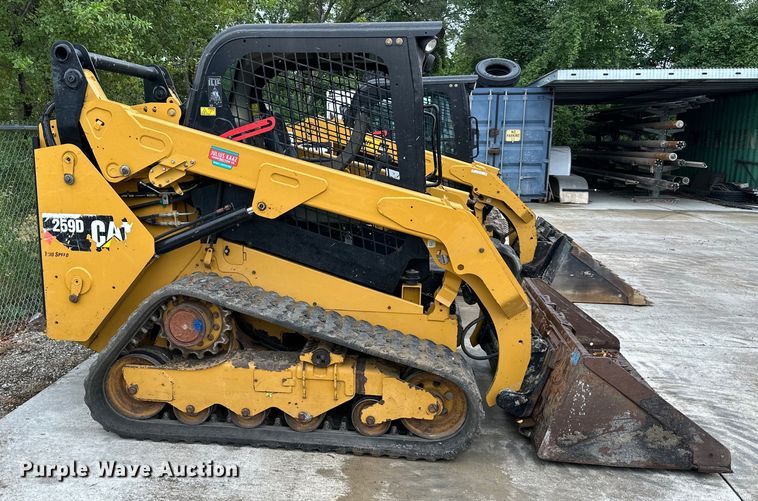 image for item EJ7115 2017 Caterpillar  259D tracked skid steer loader