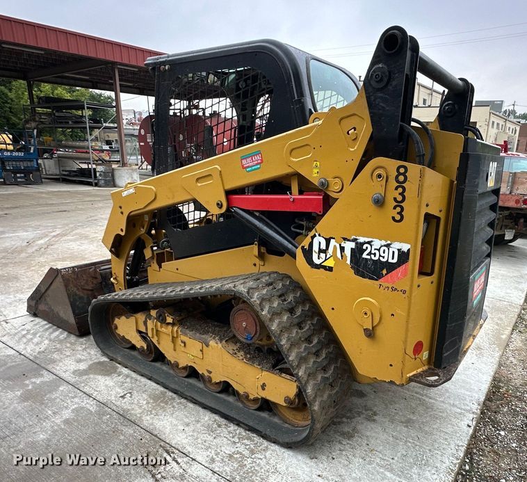 image for item EJ7115 2017 Caterpillar  259D tracked skid steer loader