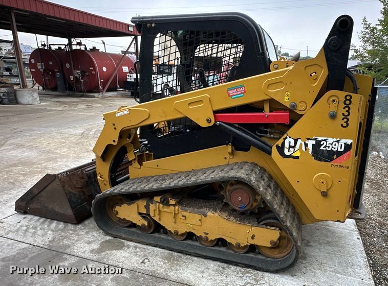 image for item EJ7115 2017 Caterpillar  259D tracked skid steer loader