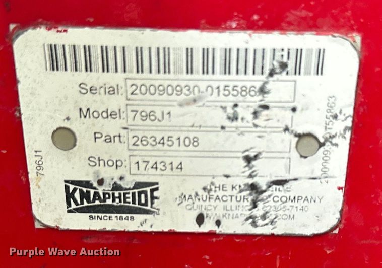 image for item EJ7120 Knapheide utility bed