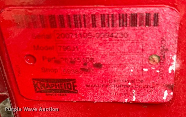 image for item EJ7124 Knapheide  796J1 utility bed