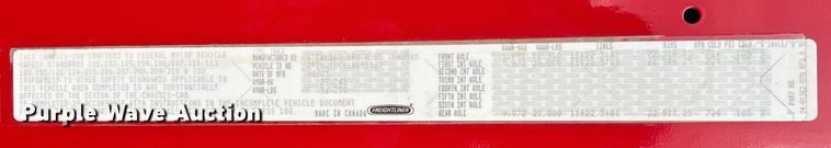 image for item EK3016 2006 Sterling L7500 crane truck