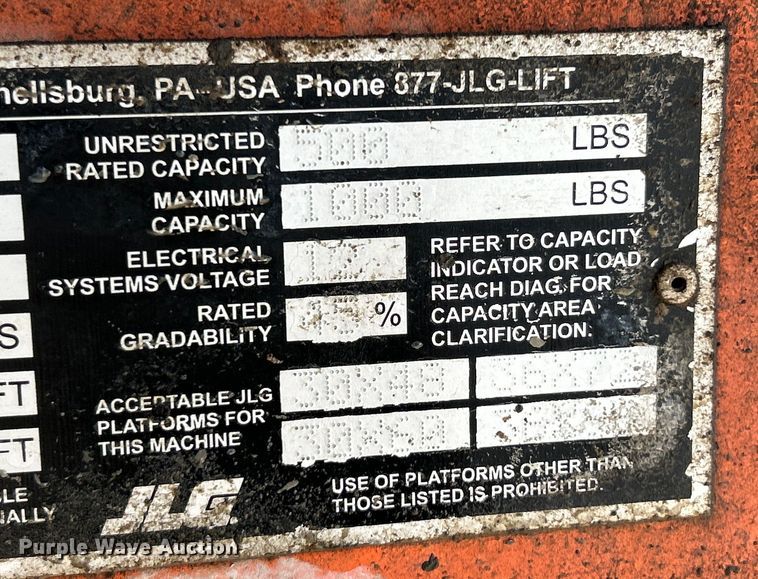 image for item EK3032 2003 JLG  400S boom lift