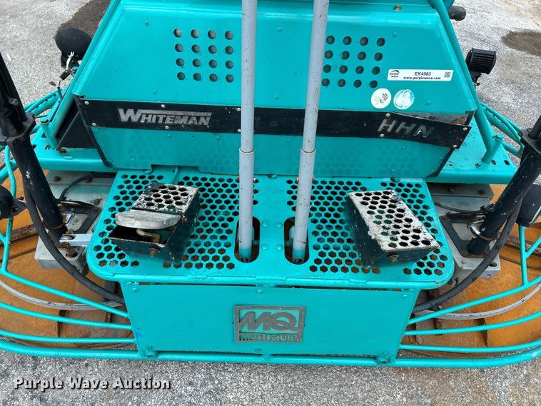 image for item EK4983 2015 Whiteman HHNG5 power trowel