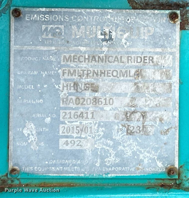 image for item EK4983 2015 Whiteman HHNG5 power trowel