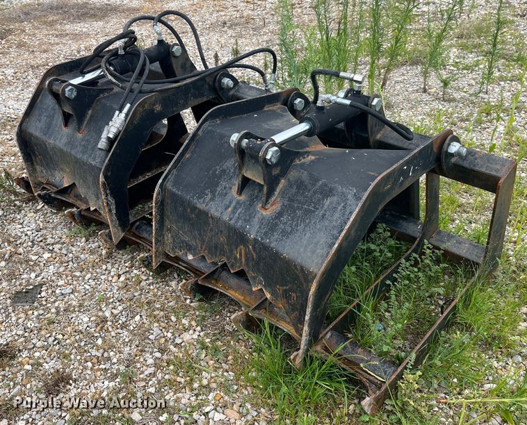 image for item EK8921 Skid steer rock grapple bucket