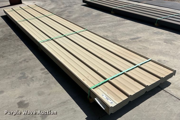image for item IB9435 (115) sheets of Doerkson Metal Components metal siding/roofing