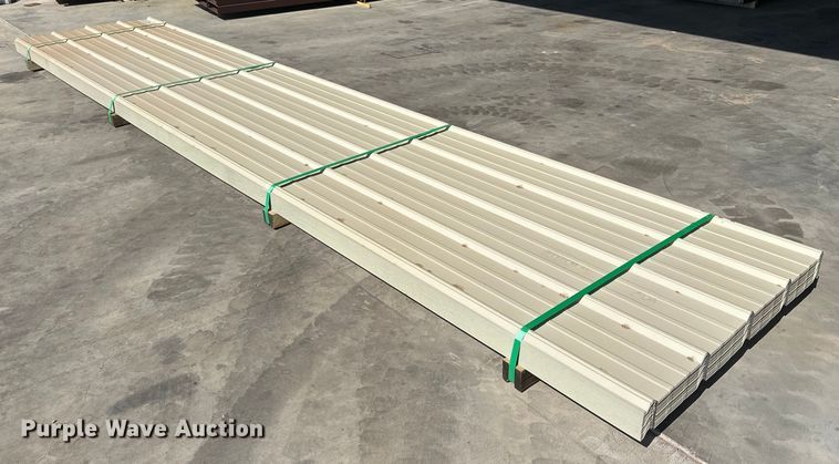 image for item IB9435 (115) sheets of Doerkson Metal Components metal siding/roofing