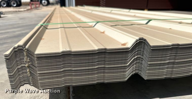 image for item IB9435 (115) sheets of Doerkson Metal Components metal siding/roofing