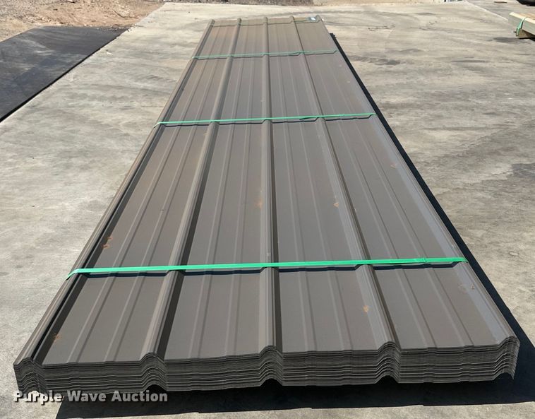 image for item IB9436 (115) sheets of Doerkson Metal Components metal siding/roofing