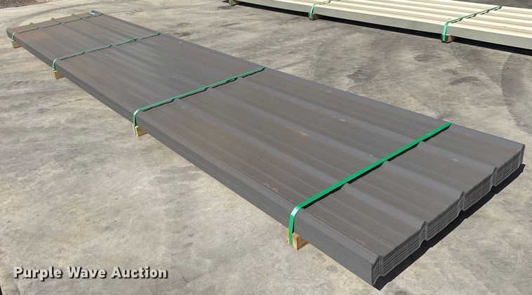 image for item IB9436 (115) sheets of Doerkson Metal Components metal siding/roofing