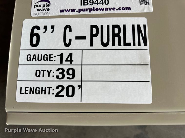 image for item IB9440 (39) Doerkson Metal Components C-Purlins