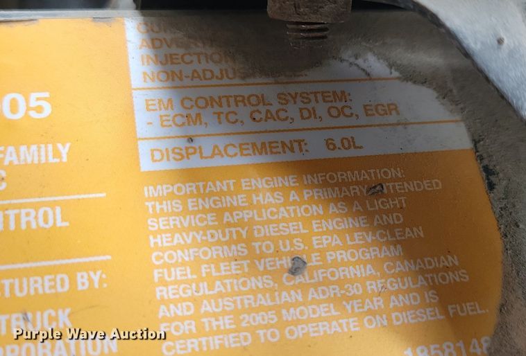 image for item KA9894 2006 Ford F750 Super Duty XL utility / service truck