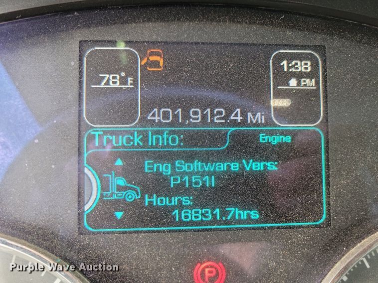 image for item KA9895 2016 Kenworth T880 dump truck