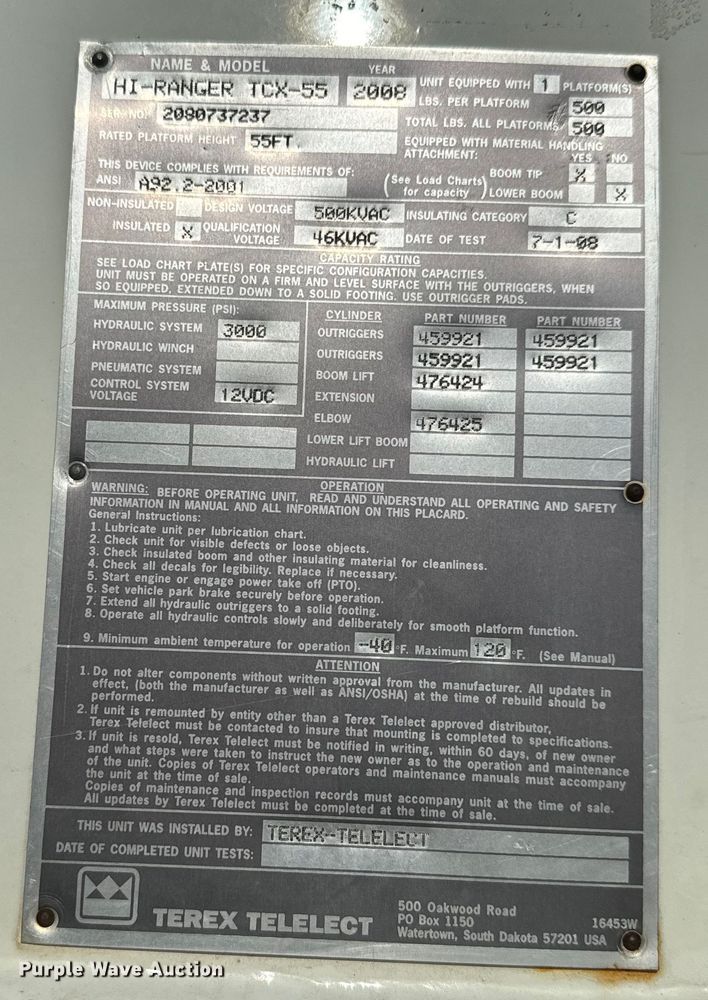 image for item LF9859 2009 International DuraStar 4300  bucket truck