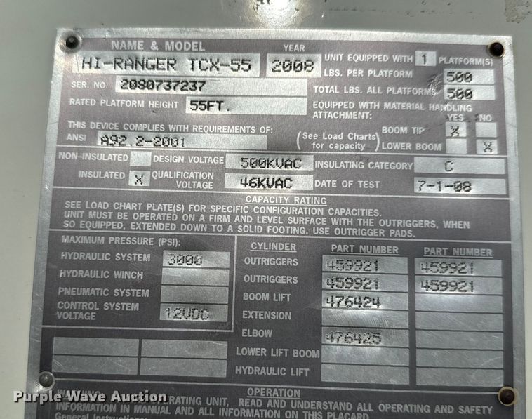 image for item LF9859 2009 International DuraStar 4300  bucket truck