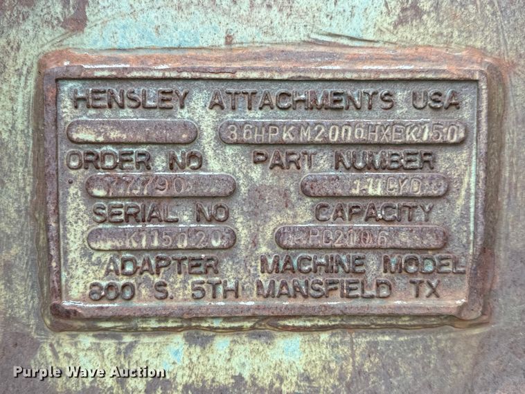 image for item LF9910 Hensley PC2106 bucket 