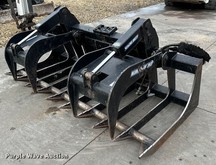 image for item LF9945 Blue Diamond  106470 skid steer grapple bucket