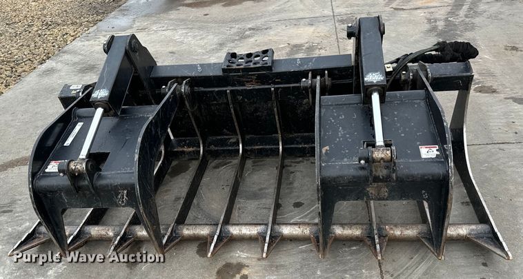 image for item LF9945 Blue Diamond  106470 skid steer grapple bucket