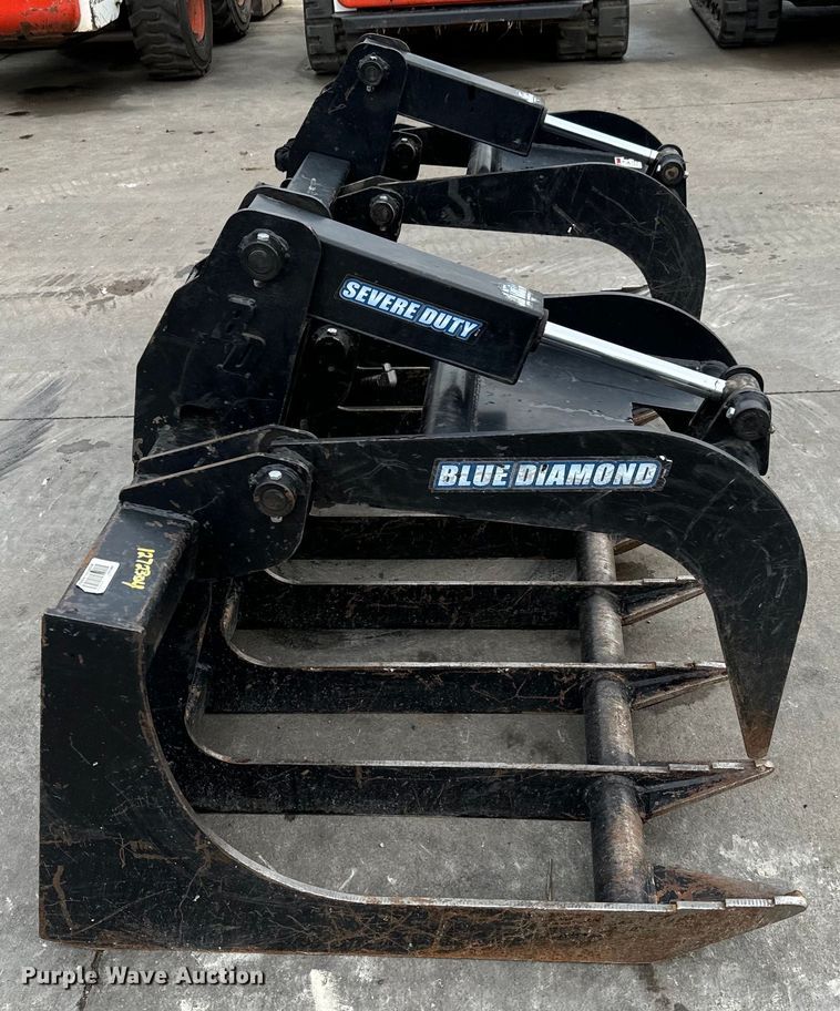 image for item LF9945 Blue Diamond  106470 skid steer grapple bucket