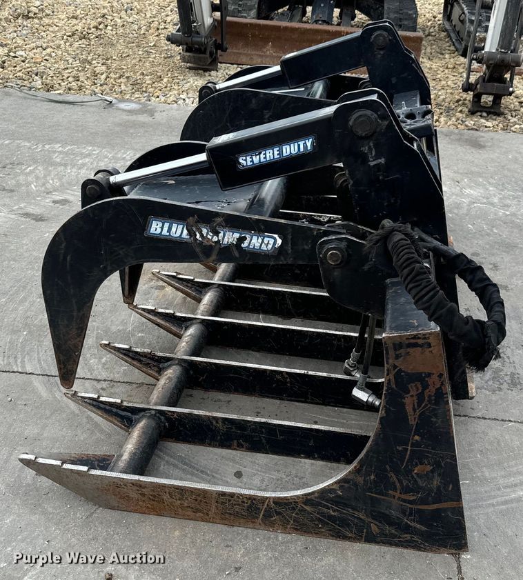 image for item LF9945 Blue Diamond  106470 skid steer grapple bucket