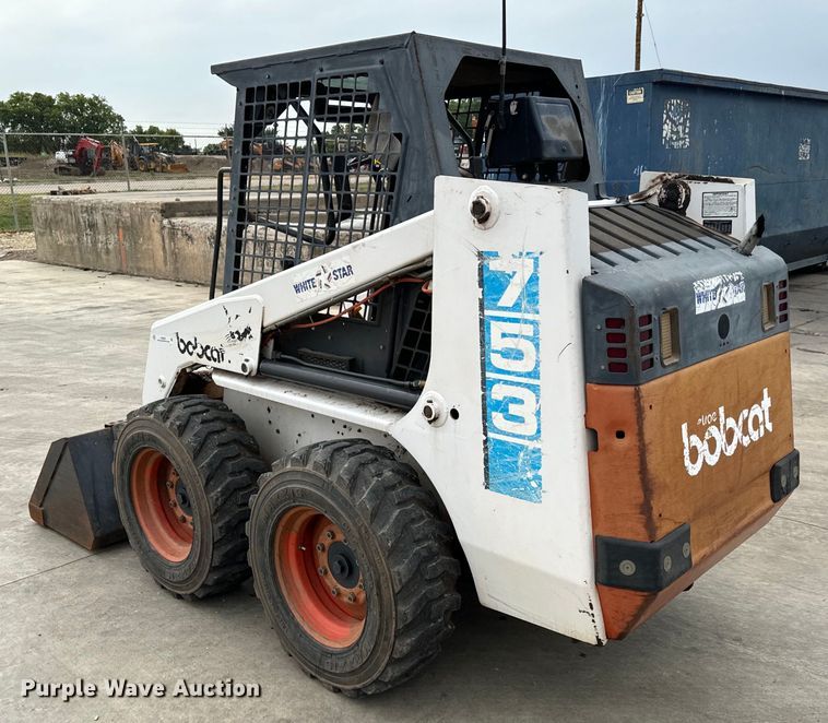 image for item LF9953 1993 Bobcat 753 skid steer loader