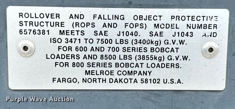 image for item LF9953 1993 Bobcat 753 skid steer loader