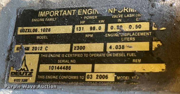 image for item NR9927 2006 Bomag BW190 AD-4 double drum vibratory roller