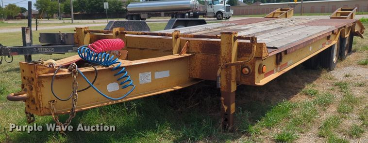 image for item NW9602 2004 Belshe flatbed trailer