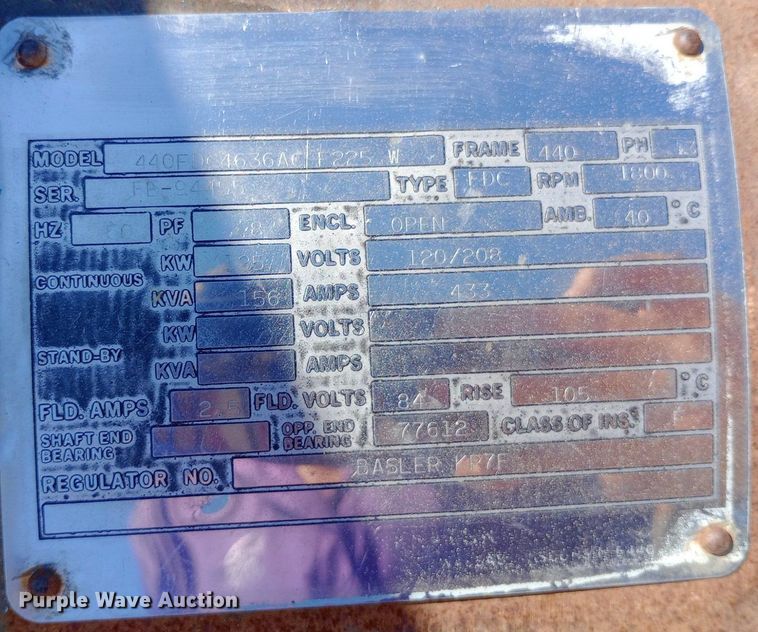 image for item NY9413 Crompton generator