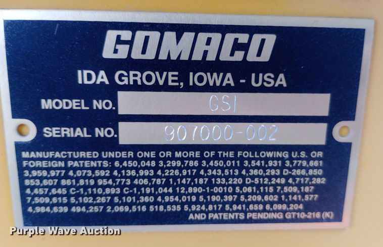 image for item NY9422 Gomaco GSI smoothness indicator