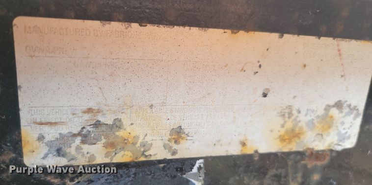 image for item OD9626 2001 Felling equipment trailer