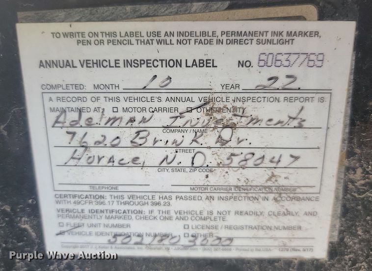 image for item OD9626 2001 Felling equipment trailer