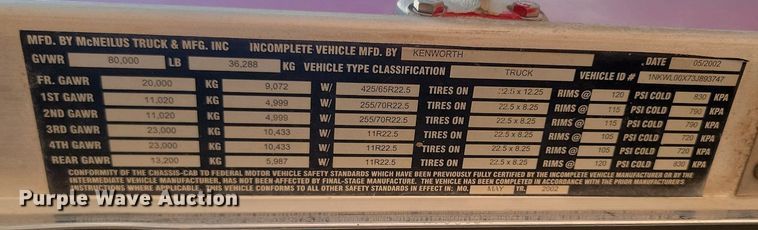 image for item OD9675 2003 Kenworth  W900 ready mix truck