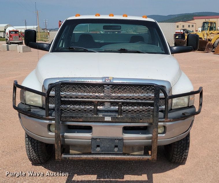 image for item OD9679 2001 Dodge  Ram 3500 utility bed pickup truck