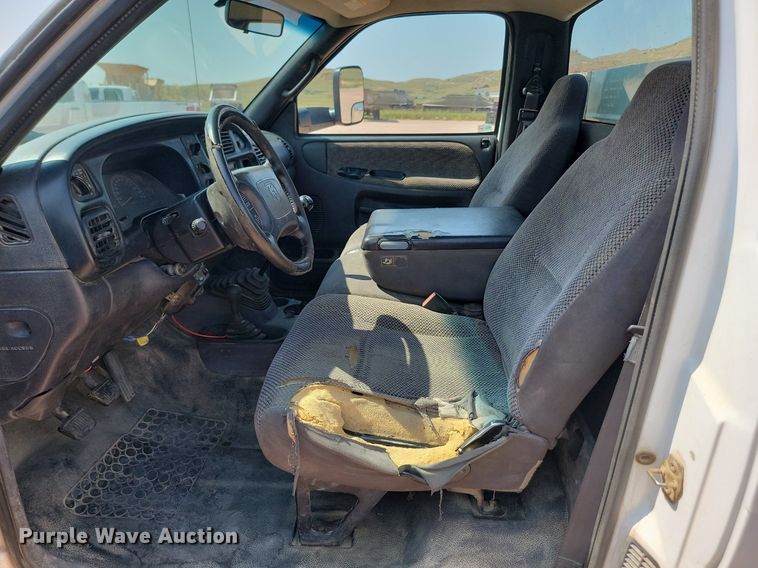 image for item OD9679 2001 Dodge  Ram 3500 utility bed pickup truck